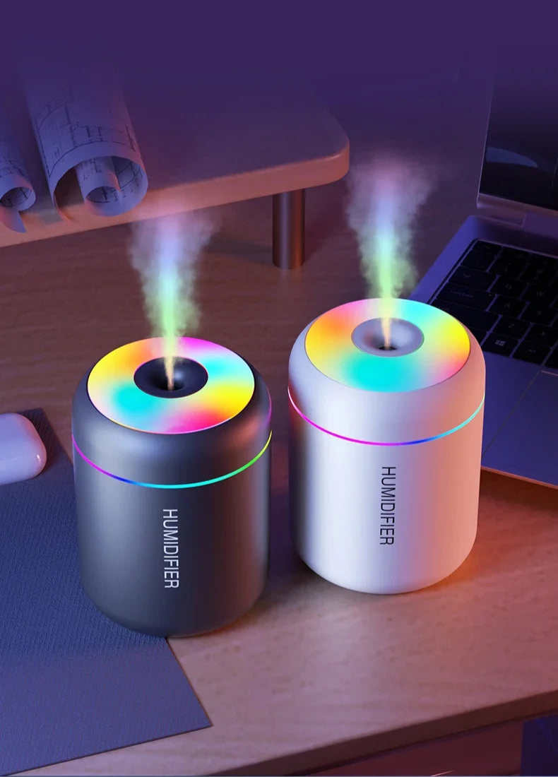 Humidificador Ultrassónico Mini - 180ML USB, Difusor de Aromas Humidificador Ultrassónico Mini - 180ML USB, Difusor de Aromas